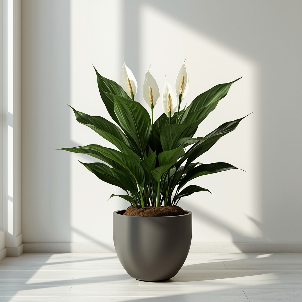 Peace Lily, White Sail Plant, Closet Plant, Spathe Flower